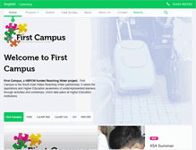 Tablet Screenshot of firstcampus.org